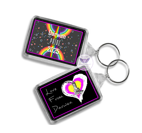 Darwen Pride
Double Sided
Oblong Keyring
£1.50